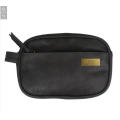 High Quality Black Color PU Lady Cosmetic Bag